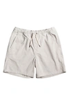 Quiksilver Taxer Corduroy Shorts In Gray Violet