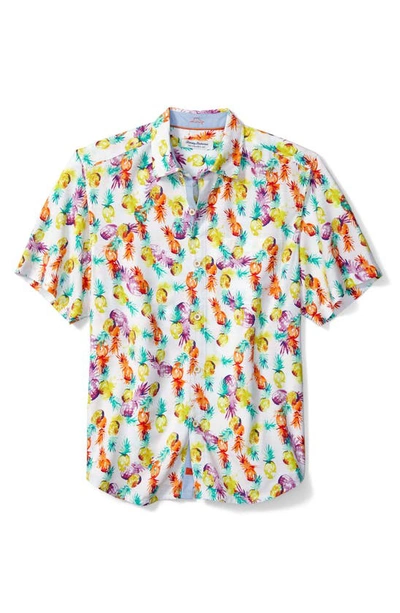 Tommy Bahama Veracruz Cay Piña Party Short Sleeve Button-up Shirt In Continental