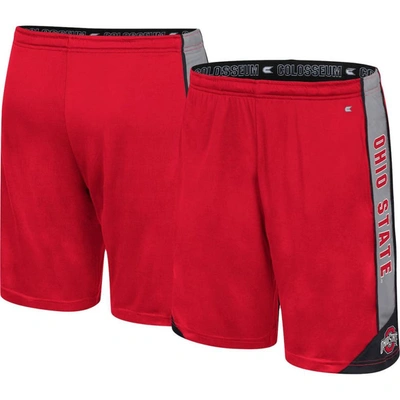 Colosseum Scarlet Ohio State Buckeyes Haller Shorts