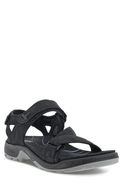 Ecco Yucatan Coast Sandal In Black/ Black