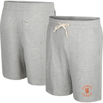 Colosseum Heather Gray Syracuse Orange Love To Hear This Terry Shorts