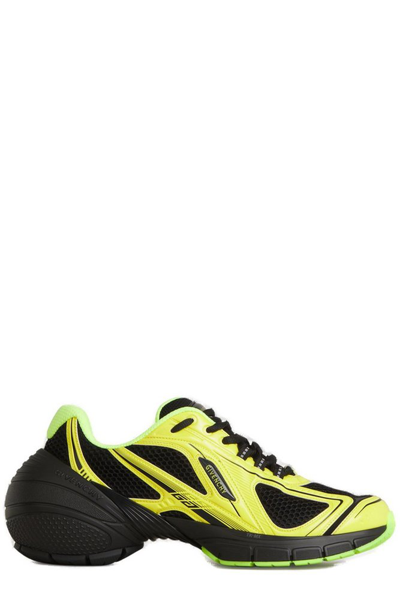 Givenchy Tk-mx Mesh Running Shoe In Yellow