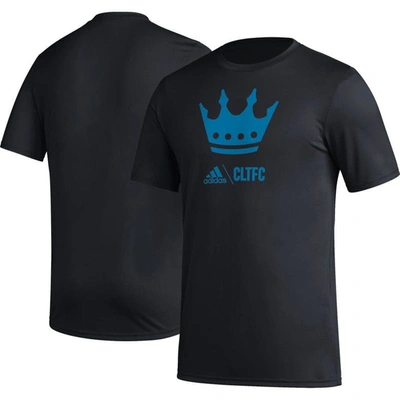 Adidas Originals Adidas Black Charlotte Fc Icon T-shirt