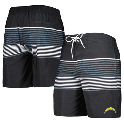 G-iii Sports By Carl Banks Black Los Angeles Chargers Coastline Volley Swim Shorts