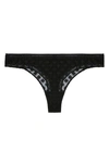 Simone Perele Hortense Embroidered Tanga In Black
