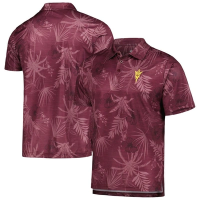 Colosseum Maroon Arizona State Sun Devils Palms Team Polo