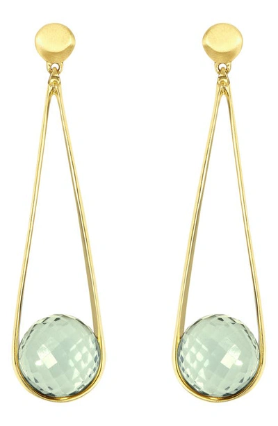 Dean Davidson Ipanema Drop Earrings In Prasiolite/gold