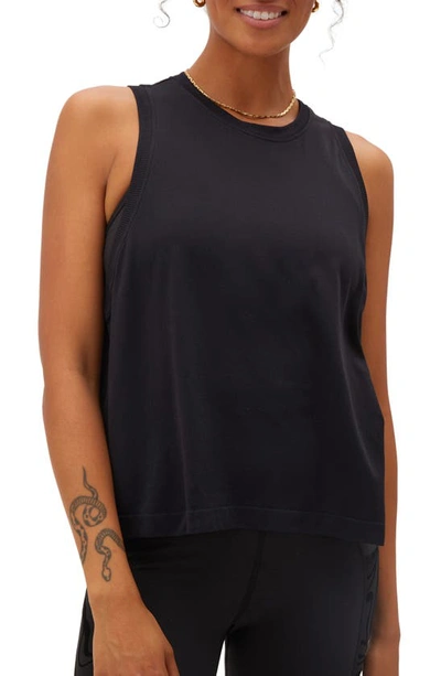 Spiritual Gangster Elite Seamless Tank In Black