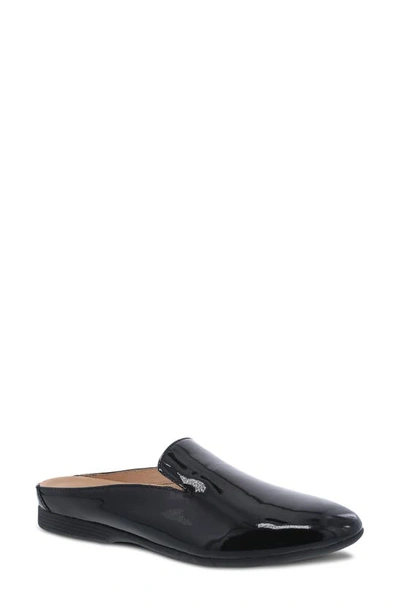 Dansko Lexie Leather Mule In Black Patent