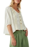 Free People Mae Top In Ivory