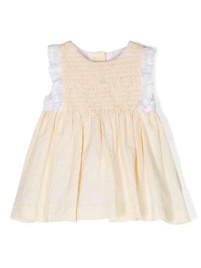 Patachou Baby Girls Yellow Cotton Dress