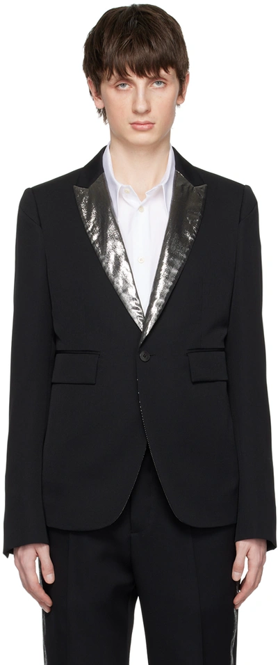 Sapio Blazer Gabardine Smoking In Black