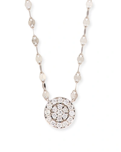 Lana 14k Flawless Diamond Pav&eacute; Disc Pendant Necklace In Rose Gold