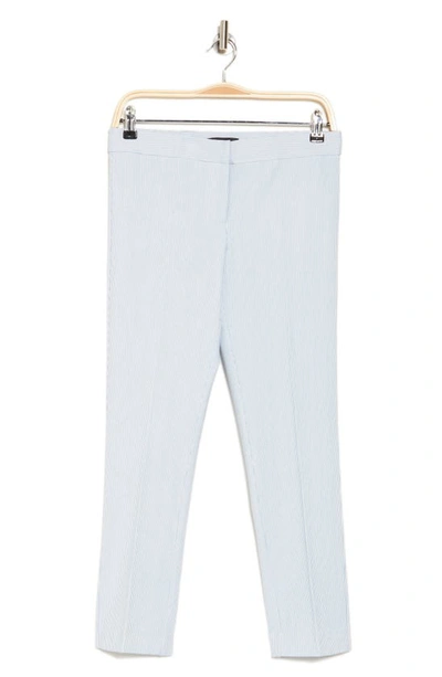 Amanda & Chelsea Amanda Slim Ankle Pants In Blue White