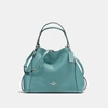 Coach Edie Shoulder Bag 28 In Marine/silver