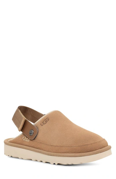 Ugg Goldencoast Water Repellent Slingback Clog In Sand / Santorini