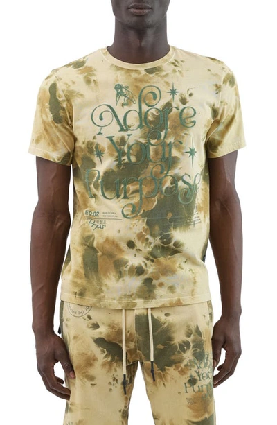 Prps Men's Missons Cotton T-shirt In Green Multi