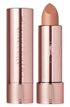 Anastasia Beverly Hills Long-wearing Matte & Satin Velvet Lipstick Honey Taupe In Honey Taupe (nude Beige With A Satin Finish)