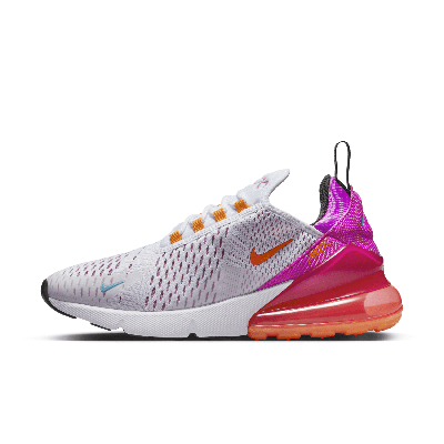 Nike Air Max 270 Sneaker In White/bright Crimson