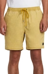 Rvca Escape Solid Shorts In Tan/beige