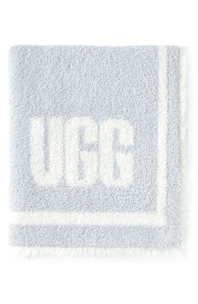 Ugg Anabelle Baby Blanket In Glacier Grey