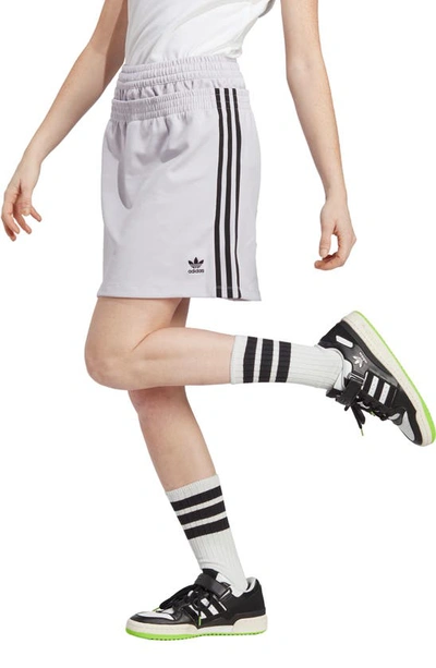 Adidas Originals Double Waistband Skirt In Silver Dawn