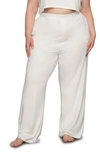 Skims Relaxed Fit Straight Leg Lounge Pants In Marble