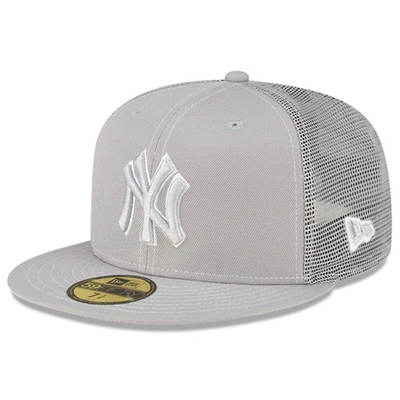 New Era Grey New York Yankees 2023 On-field Batting Practice 59fifty Fitted Hat
