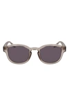 Converse Fluidity 50mm Round Sunglasses In Crystal Beach Stone