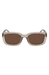 Converse Fluidity 54mm Rectangular Sunglasses In Crystal Beach Stone