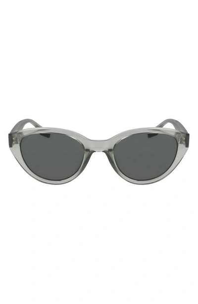Converse Fluidity 52mm Cat Eye Sunglasses In Crystal Summit Sage