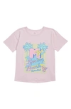 Treasure & Bond Kids' Easy Fit Graphic T-shirt In Pink Windsome Mtv