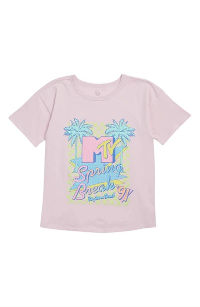 Treasure & Bond Kids' Easy Fit Graphic T-shirt In Pink Windsome Mtv