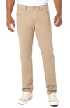 Liverpool Los Angeles Liverpool Kingston Modern Straight Leg Twill Pants In Khaki