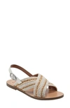 Marc Fisher Ltd Lonnie Slingback Sandal In Beige