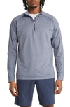 Swannies Graham Quarter Zip Golf Pullover In Navy