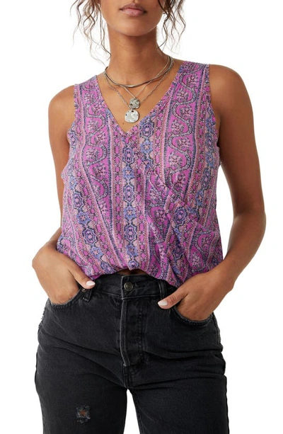Free People Your Twisted Tank In Pink