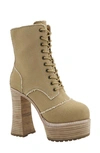 Zigi Johanny Platform Bootie In Natural