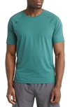 Rhone Reign Short Sleeve T-shirt In Mallard Green