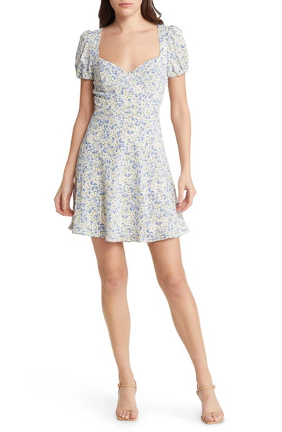 grey strapless mini dress Yerin Strapless Frill Mini Dress