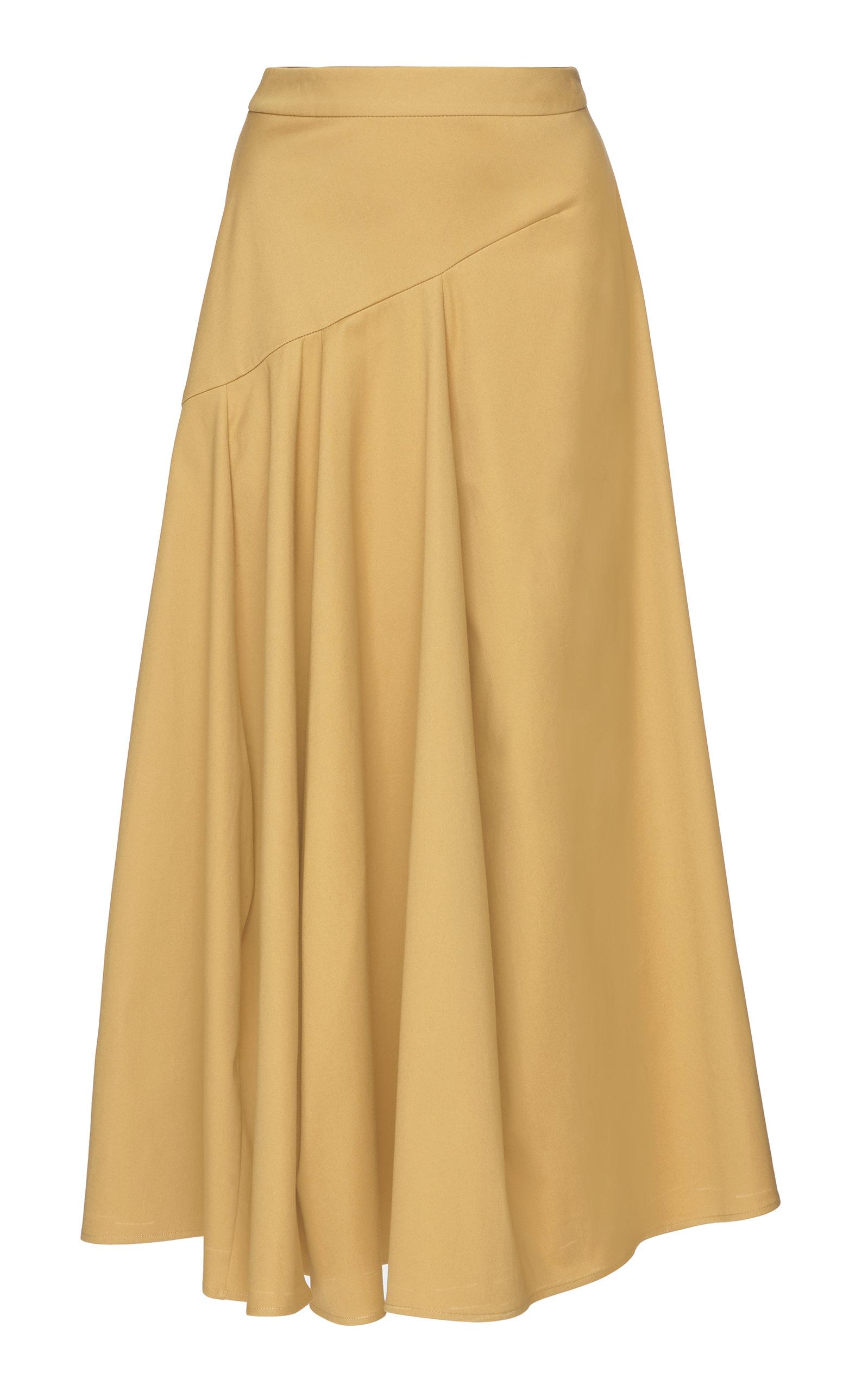Palmer Harding Tilt Midi Skirt In Neutral Modesens