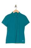 Nike Victory Dri-fit Polo In Bright Spruce/ White