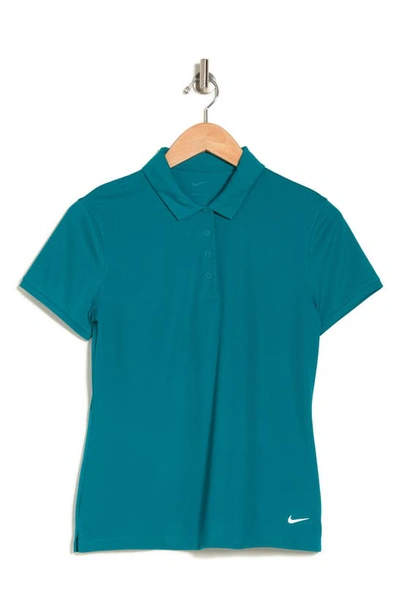 Nike Victory Dri-fit Polo In Bright Spruce/ White