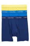 Calvin Klein 3-pack Boxer Briefs In Sunbeam/ Skyview/ Satellite