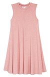 Nordstrom Kids' Easy Knit Dress In Coral Mauve Heather