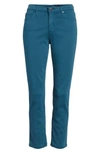 Ag The Prima Crop Cigarette Jeans In Atlantic Blue