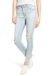 Ag The Farrah High Waist Ankle Skinny Jeans In 24 Years-seabird