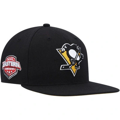 47 '  Black Pittsburgh Penguins Sure Shot Captain Snapback Hat