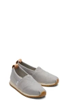 Toms Kids' Alpargata Resident Slip-on Sneaker In Grey