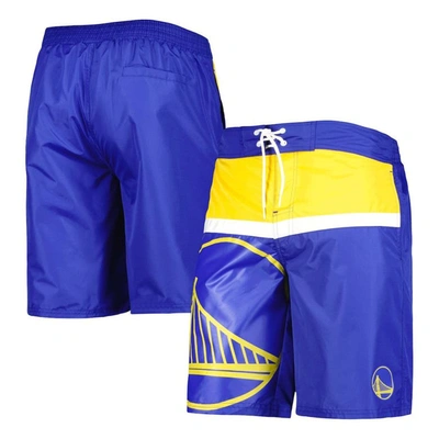 G-iii Sports By Carl Banks Royal Golden State Warriors Sea Wind Swim Trunks